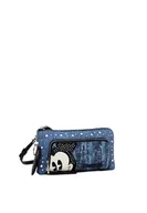 Portfele - Desigual Women's Accessories PU Others Bi-Fold Wallet, Blue, niebieski, 25.5 - miniaturka - grafika 1