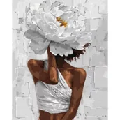 Malowanie po numerach - Ideyka Malowanie po numerach - Kwiatowy obraz metal 40x50 - miniaturka - grafika 1