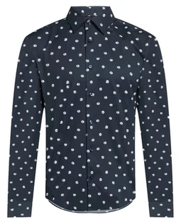 Koszula męska HUGO BOSS elegancka garniturowa granatowa r. 41 - Koszule męskie Koszula męska HUGO BOSS elegancka garniturowa granatowa r. 41 - Koszule męskie - miniaturka - grafika 1
