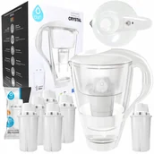 Dzbanki filtrujące - Dzbanek Szklany Dafi Biały 2L + 6X Filtr Classic - miniaturka - grafika 1