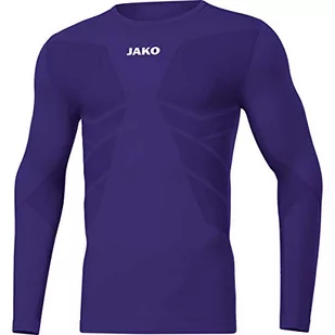 JAKO Unisex dziecięca koszulka z długim rękawem Comfort 2.0 fioletowy liliowy XXS - Koszulki sportowe męskie - miniaturka - grafika 1