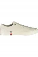 Buty sportowe męskie - Tommy Hilfiger Męskie Buty Sportowe Biały Kolor: Biały, Rozmiar: 41 - miniaturka - grafika 1