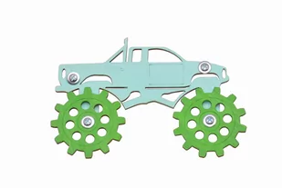 Eko auto monster truck do tablicy sensorycznej. - Zabawki interaktywne dla dzieci - miniaturka - grafika 1
