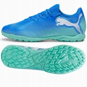 Piłka nożna - Buty Puma Future 7 Play TT 107943-01 szary 45 - miniaturka - grafika 1