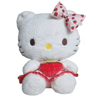 Maskotki i pluszaki - Maskotka Pluszak Duża Hello Kitty Z Truskawką 45 Cm - miniaturka - grafika 1