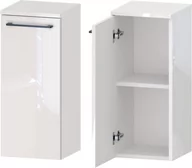 Szafki łazienkowe - Słupek Łazienkowy ROSEN 1D D L - Uchwyt Czarny - miniaturka - grafika 1