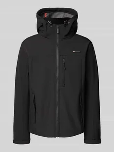 Kurtka softshell z kieszeniami zapinanymi na zamek błyskawiczny - Kurtki męskie - miniaturka - grafika 1