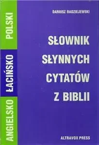 Słownik słynnych cytatów z Biblii - Słowniki języka polskiego - miniaturka - grafika 1