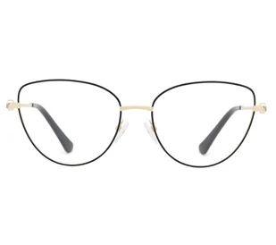 Okulary do komputera Damskie zerówki kocie oczy z filtrem BLF - 2556A (wideo) - Okulary korekcyjne, oprawki, szkła - miniaturka - grafika 1