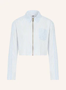 Adidas Originals Bluzka Koszulowa Essentials blau - Bluzki damskie Adidas Originals Bluzka Koszulowa Essentials blau - Bluzki damskie - miniaturka - grafika 1