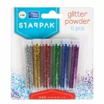 Starpak Brokat Sypki 80g 6 Kolorów - Przybory szkolne - miniaturka - grafika 1