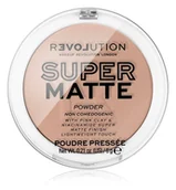 Pudry do twarzy - REVOLUTION Make Up Makeup Super Matte Pressed Powder Puder matujący Medium Tan 6g - miniaturka - grafika 1