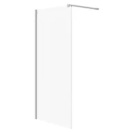 Kabiny prysznicowe - Kabina prysznicowa Cersanit Mille 90x200 walk-in chrom transparentne uniwersalna S161-006 - miniaturka - grafika 1