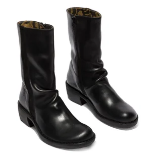 Botki Fly London MECY Black/Black Rug/Oil Suede P211092000 - Botki damskie - miniaturka - grafika 2