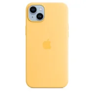 Etui i futerały do telefonów - Etui silikonowe Apple MagSafe żółty na iPhone 14 Plus - miniaturka - grafika 1