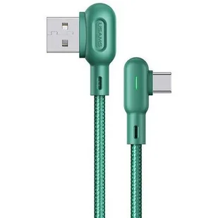 USAMS Kątowy Kabel Typ-c W Oplocie 1.2M 2A - Kable USB - miniaturka - grafika 1