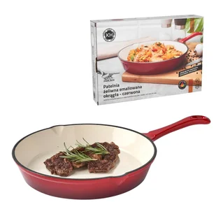 Patelnia żeliwna emaliowana Konighoffer 24 cm - Patelnie - miniaturka - grafika 1