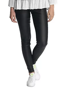 PIECES Damskie legginsy z wysokim stanem, czarny, M - Legginsy - miniaturka - grafika 1