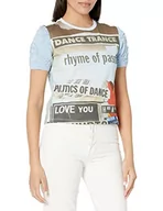 Koszulki i topy damskie - Desigual T-shirt damski, niebieski, S - miniaturka - grafika 1