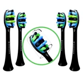 Końcówki do szczoteczek elektrycznych - 4x końcówki do White Way Black zamiennik sterylne wkłady - miniaturka - grafika 1