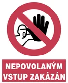 Obuwie robocze - CZ-2 NEPOVOLANYM VSTUP ZAKAZAN - Znak "Zakaz wstępu i przejścia nieupoważnionym". LIBRES 0000001507 5902082230823 - miniaturka - grafika 1