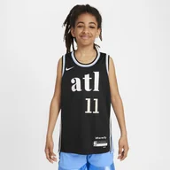 Swetry męskie - Koszulka dla dużych dzieci Nike Dri-FIT NBA Swingman Trae Young Atlanta Hawks City Edition 2023/24 - Czerń - miniaturka - grafika 1