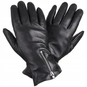 Rękawiczki - Rękawiczki damskie skórzane ocieplane 'miś' RKW5-XL rozm.XL - miniaturka - grafika 1