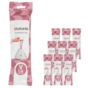 Brabantia Worki do kosza na śmieci PERFECTFIT 3 l, 200 szt. - Worki na śmieci - miniaturka - grafika 1