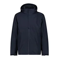 Kurtki męskie - CMP - Męska kurtka zapinana na zamek błyskawiczny, odpinana wewnętrzna kurtka, męska, czarno-niebieska, 56 - miniaturka - grafika 1