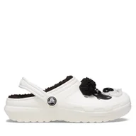 Buty dla dziewczynek - Klapki Crocs Classic Lined Iam Panda Bear Clog T 210395 Biały - miniaturka - grafika 1