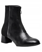 Botki damskie - Camper Botki Damskie Czarne ze Skórą na Zamek 38 Joc - miniaturka - grafika 1