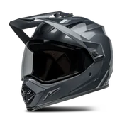 Kaski motocyklowe - Kask Adventure Bell Ps Mx-9 Adv Mips® Chromowany/SrebrnyS - miniaturka - grafika 1