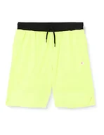 Spodenki damskie - Champion Legacy Neon Spray-Soft Mesh Bermudy Szorty Dla Dzieci i Chłopców, Żółty fluorescencyjny, 15-16 lat - miniaturka - grafika 1