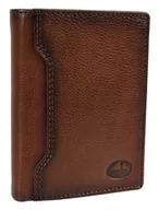 Portfele - Portfel Męski Skórzany EL FORREST Duży Pionowy Bez Zapięcia Dwa Skrzydełka 859 29 RFID BRĄZOWY 13 x 10 x 2.5 [cm] - miniaturka - grafika 1