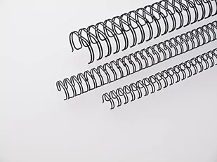 Renz preferencyjny ring wire drut grzebień do łączenia elementów w 3: 1, podziału 34 pętli, średnica 11.0 MM, 7/16 cala, czarny 4029126104443 - Grzbiety do bindownic - miniaturka - grafika 1