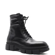 Botki damskie - Karl Lagerfeld Skórzane botki ARIA - miniaturka - grafika 1