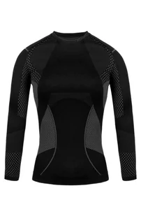 Bluza termoaktywna damska Alpinus Active Base Layer GT43180 czarno-szary - Bielizna sportowa damska - miniaturka - grafika 1