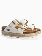 Klapki i japonki damskie - Sunbay Klapki "Orange" w kolorze białym - miniaturka - grafika 1