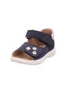 Buty dla dziewczynek - Superfit Sandały dziewczęce Polly, Niebieski, srebrny 8010, 18 EU - miniaturka - grafika 1