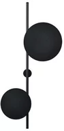 Lampy ścienne - Lampa ścienna kinkiet okręgi REGA 2x G9 okrąg 81cm czarny - miniaturka - grafika 1