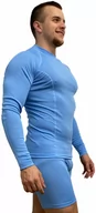 Koszulki sportowe męskie - SPORT T-shirt z długim rękawem - męska .M .lazur - miniaturka - grafika 1