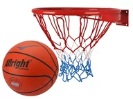 Koszykówka - Kom Obręcz do kosza SUPER MOLTI + piłka - miniaturka - grafika 1