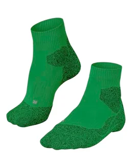 FALKE Mężczyźni Skarpety do biegania RU Trail M SO Oddychający I Szybkoschnący przeciw pęcherzom 1 Para, Zielony (Grassgreen 7014), 46-48 - Skarpetki damskie - miniaturka - grafika 1