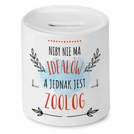 Skarbonki - Skarbonka Dla Zoologa na Urodziny na Prezent z Nadrukiem ze Zdjęciem - miniaturka - grafika 1