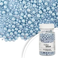 Dodatki do ciast w proszku - Posypka cukrowa NIEBIESKA Celebration Baby Blue Sweet Decor, 70 g - miniaturka - grafika 1