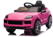 Pojazdy elektryczne dla dzieci - Różowe Porsche Cayenne dla Dziewczynki Licencjonowany Pojazd na Akumulator EDUKAMP - miniaturka - grafika 1