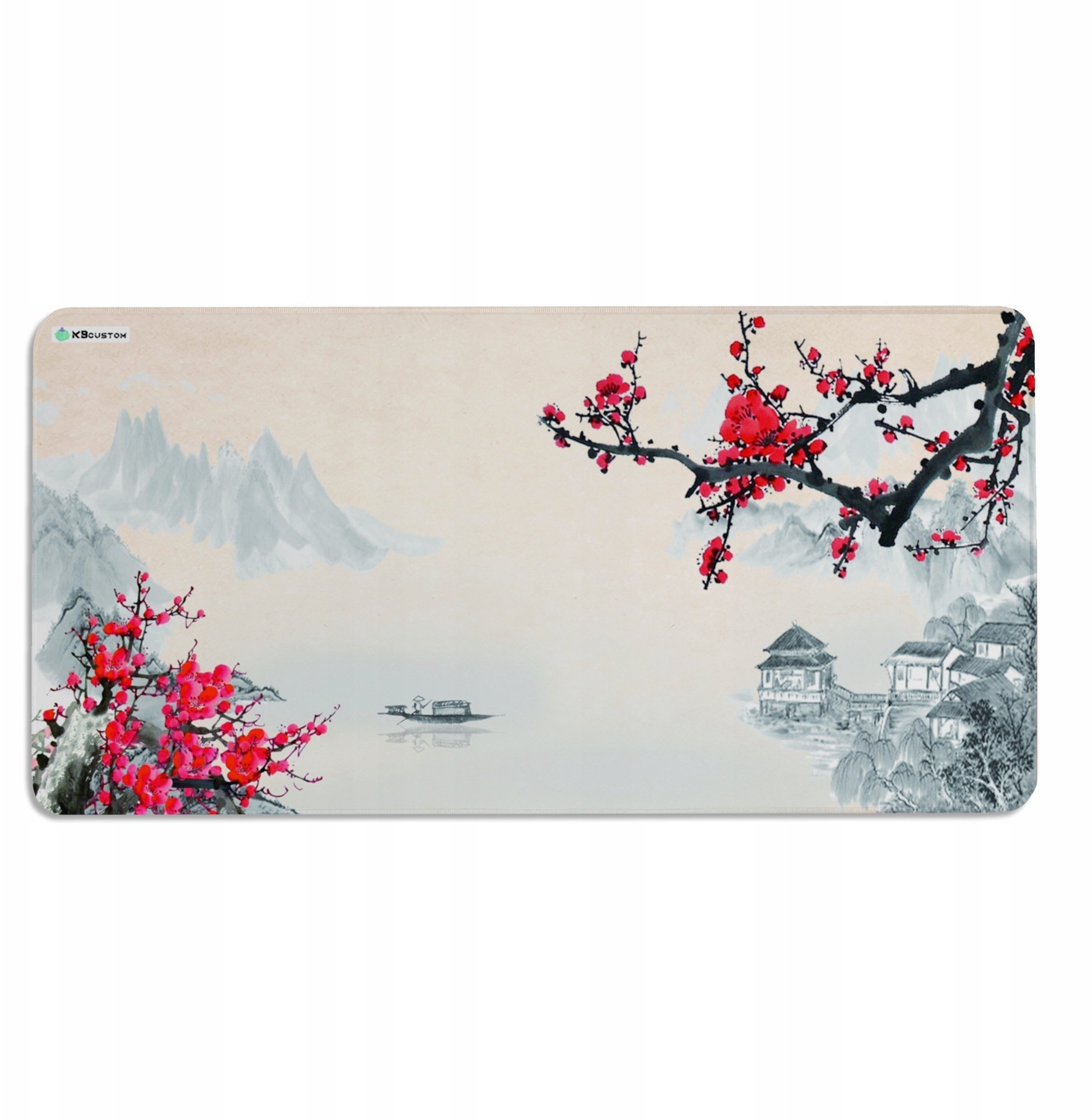 Podkładka KBcustom DUŻA PODKŁADKA MATA POD MYSZKĘ MYSZ 120x60cm XXXL KBcustom Biurko Flower 50