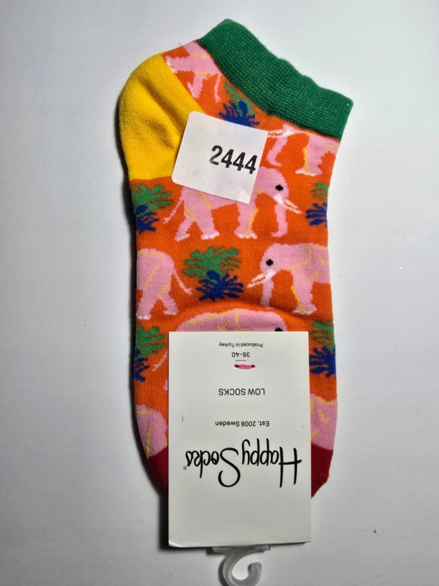 Kolorowe skarpety Happy Socks stopki unisex rozmiar 36-40 (2444)