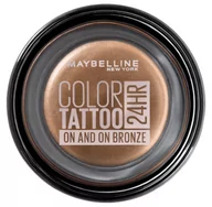 Cienie do powiek - Maybelline New York Color Tattoo, cień do powiek On and on Bronze, 3.5ml - miniaturka - grafika 1