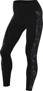 Nike One 7/8 Legginsy z nadrukiem i wysokim stanem dla kobiet, czarne/czarne, HJ1103-010, S - Spodnie rowerowe - miniaturka - grafika 1